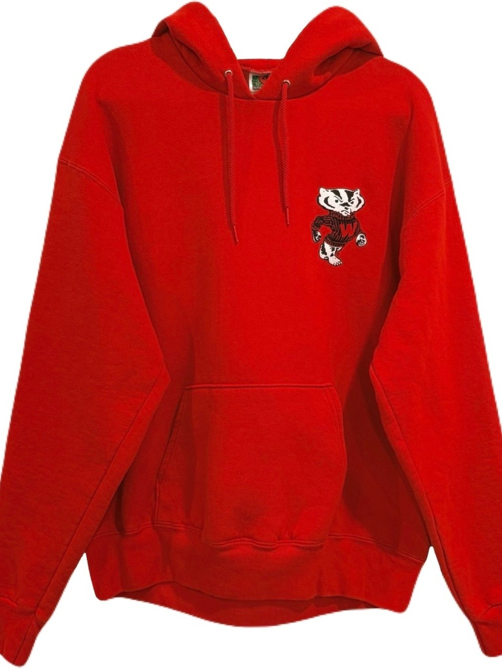 RARE Vintage Fruit of the Loom Wisconsin Badgers Pullover Hoodie